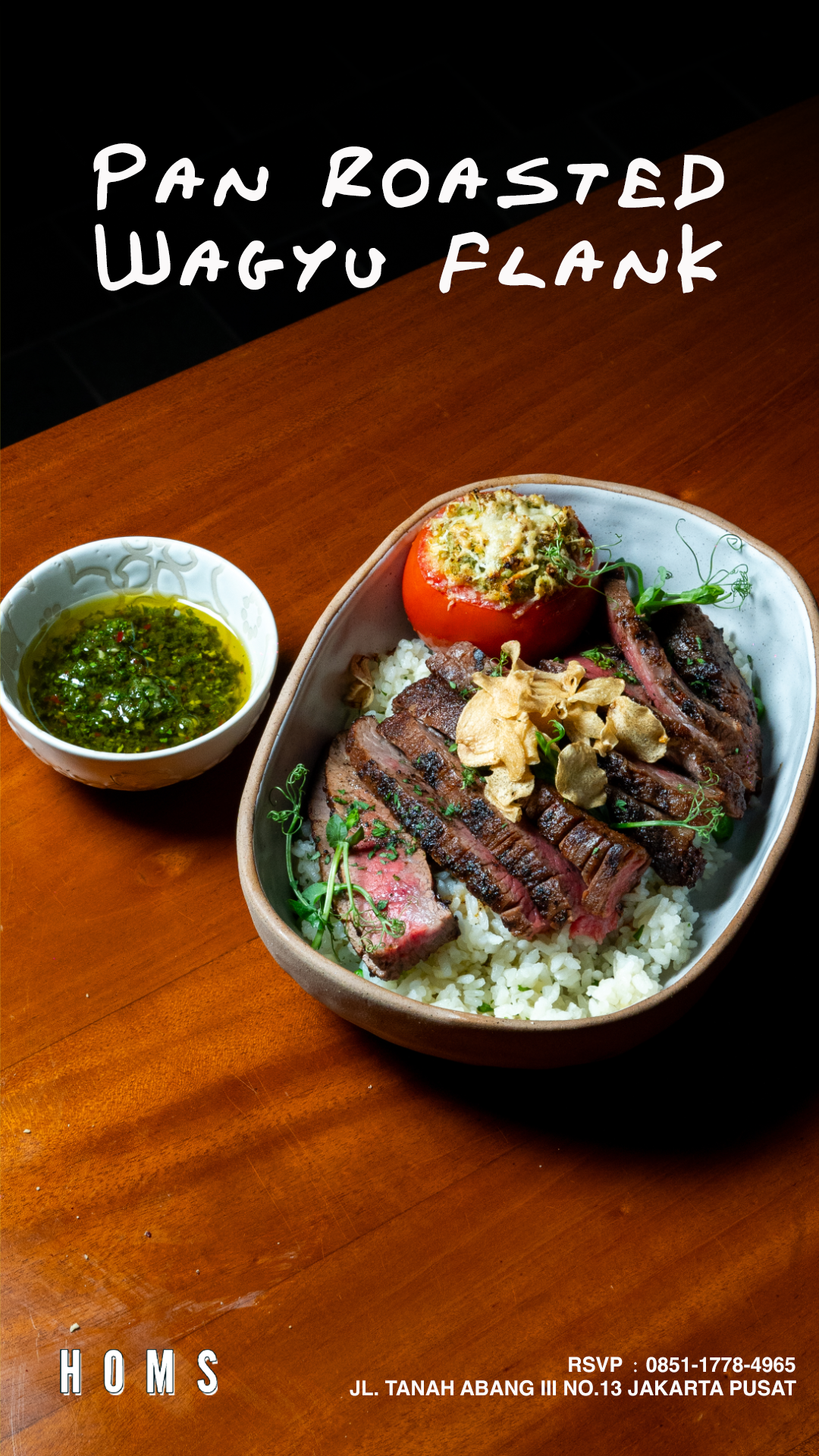 Pan Roasted Wagyu Flan