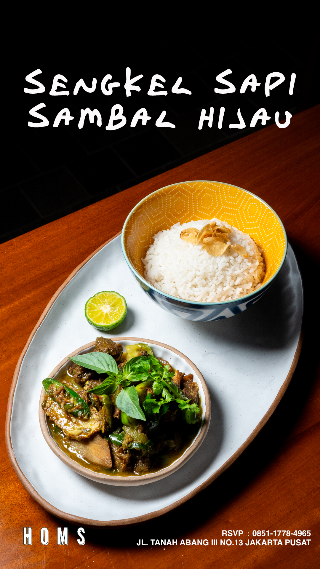 Sengkel Sapi Sambal Hijau